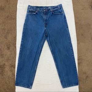 Levis Orange Tab 550 Jeans Men's Size 36 X 30 Blue Denim Tapered Leg Med Wash